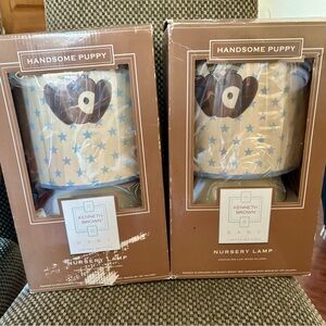 Kenneth Brown Baby Nursery Lamp with Puppy Design